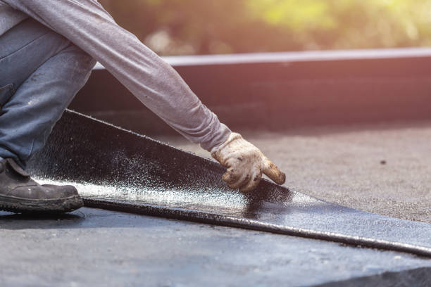 Professional Waterproofing technician working in South Solon, OH